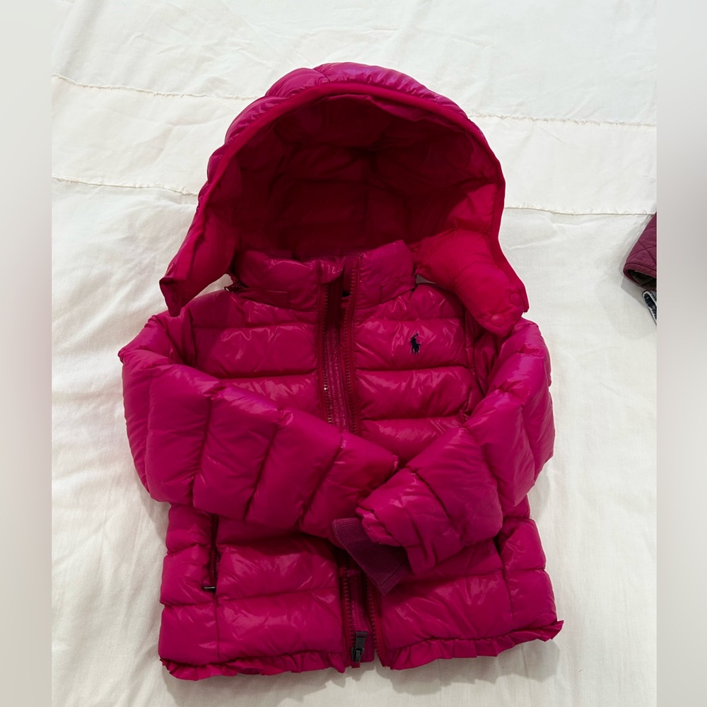 Polo by Ralph Lauren Kids Pink Puffer Jacket